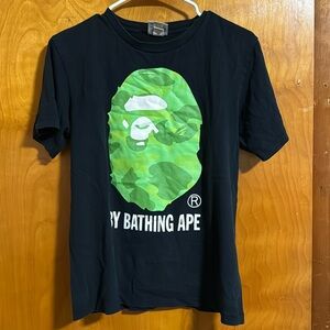 bathing ape(bape) men’s small black T-shirt